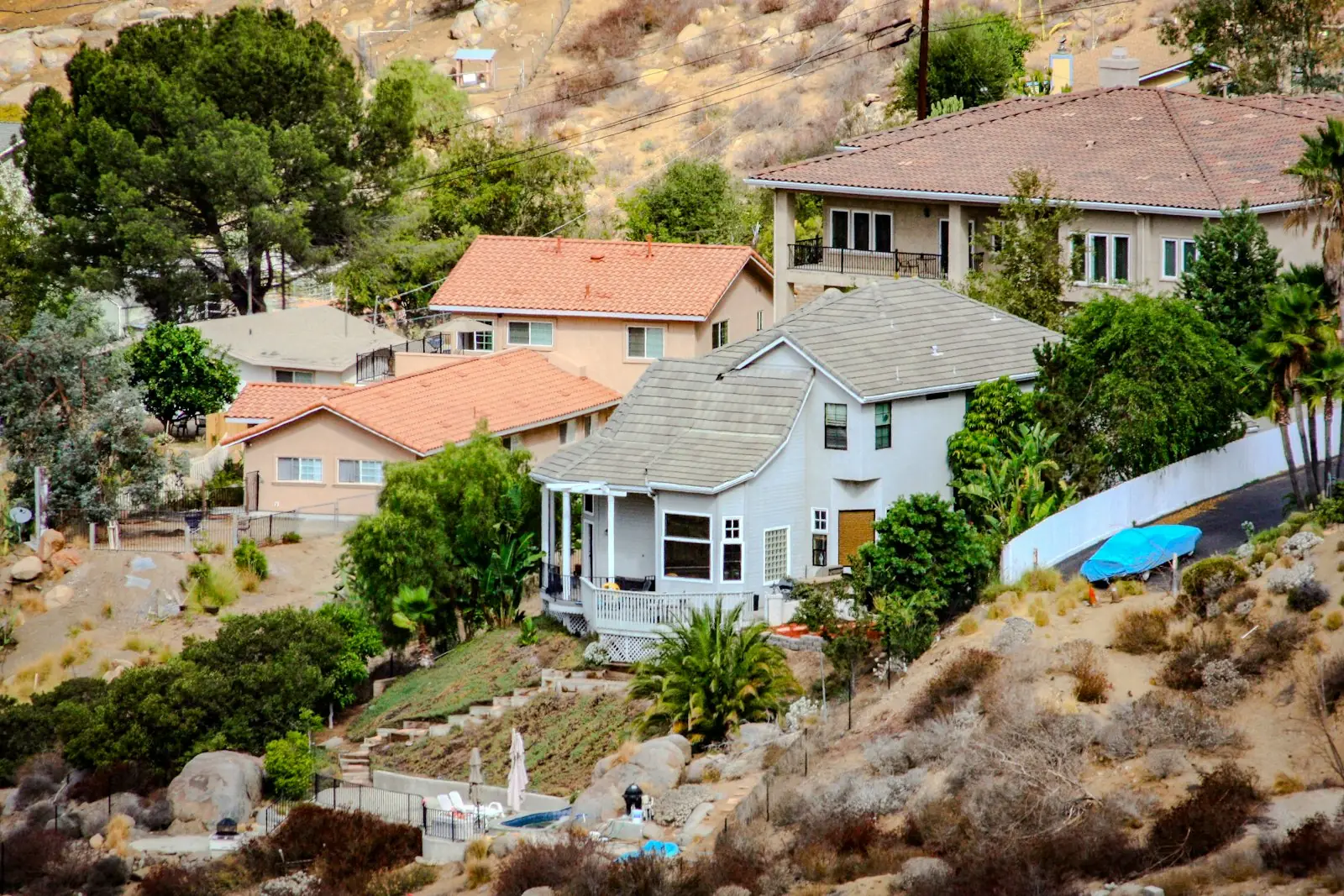 Hardened home in Topanga Canyon